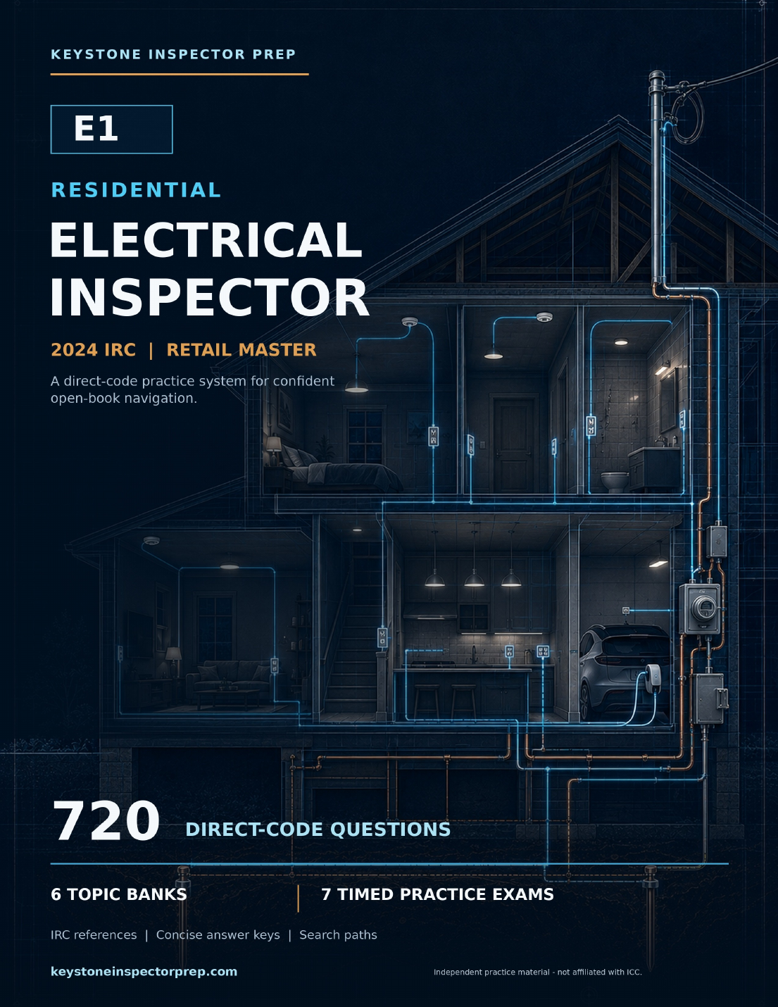 E1 Residential Electrical Inspector Study Guide — 2024 IRC