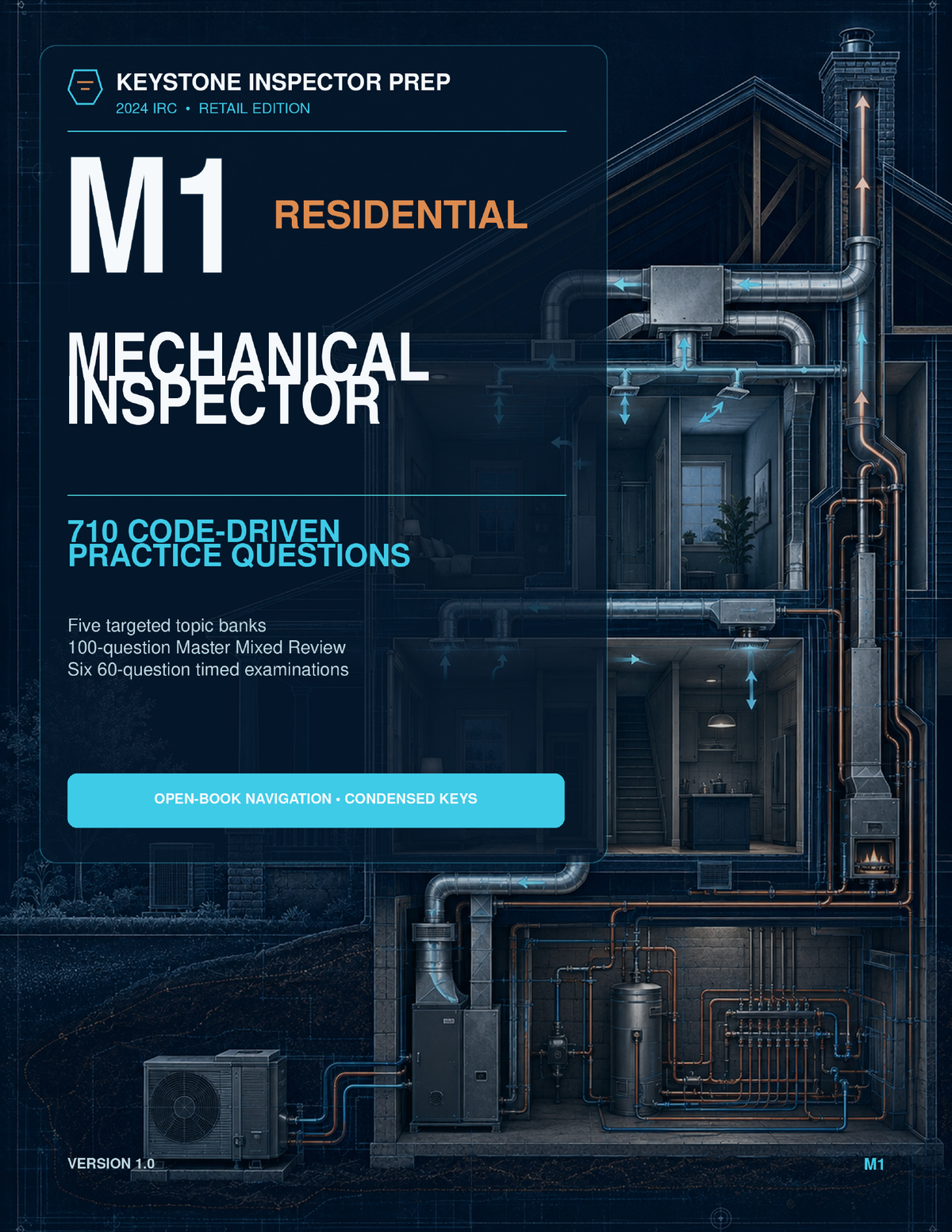 M1 Residential Mechanical Inspector Study Guide — 2024 IRC
